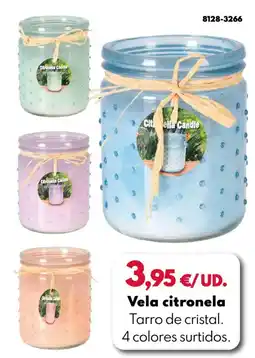 BricoCentro Vela citronela oferta