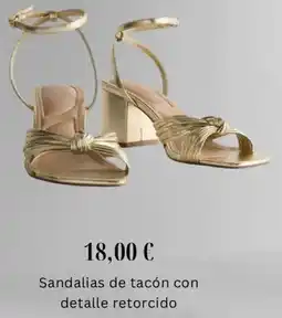 Primark Sandalias de tacón con detalle retorcido oferta
