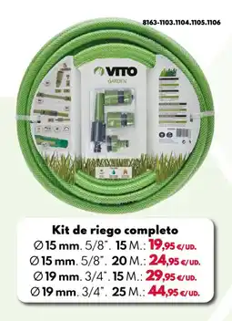 BricoCentro Kit de riego completo oferta