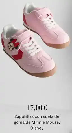 Primark Zapatillas con suela de goma de Minnie Mouse, Disney oferta