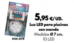 BricoCentro Luz LED para piscinas con mando oferta