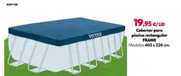 BricoCentro Cobertor para piscina rectangular frame oferta