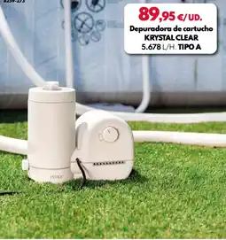 BricoCentro Depuradora de cartucho krystal clear oferta