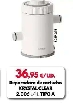 BricoCentro Depuradora de cartucho krystal clear oferta