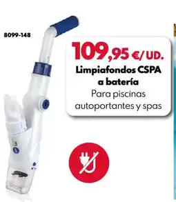 BricoCentro Limpiafondos cspa a batería oferta