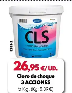 BricoCentro Cloro de choque 3 acciones oferta