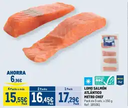 Makro Lomo salmón atlántico metro chef oferta