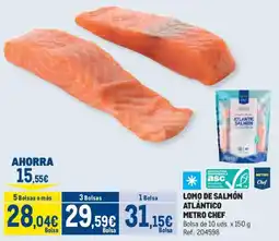Makro Lomo de salmón atlántico metro chef oferta