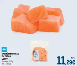 Makro Salmón noruego en tacos leroy oferta