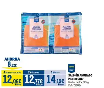 Makro METRO CHEF Salmon ahumado oferta