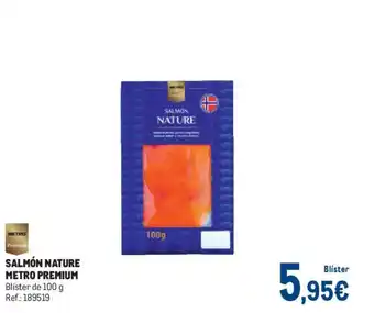 Salmón nature metro premium