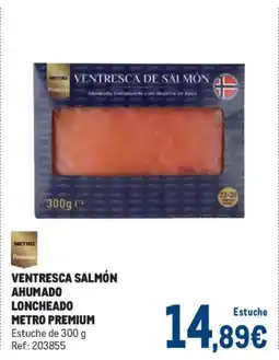 Makro METRO PREMIUM Ventresca salmón ahumado loncheado oferta