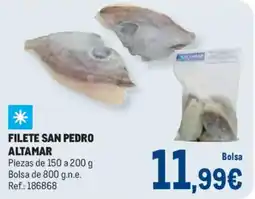 Makro ALTAMAR Filete san pedro oferta