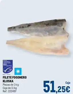 Makro Filete fogonero kloska oferta