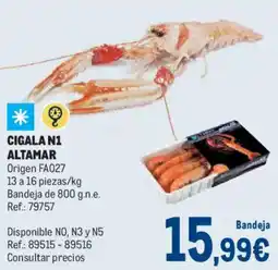 Makro Cigala n1 altamar oferta