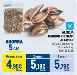 Makro Almeja marrón vietnam altamar oferta