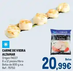 Makro Carne de vieira altamar oferta