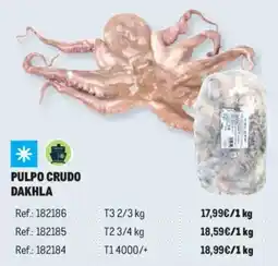 Makro Pulpo crudo dakhla oferta