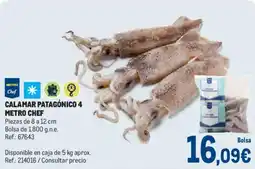 Makro METRO CHEF Calamar patagónico 4 oferta