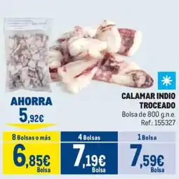 Makro Calamar indio troceado oferta