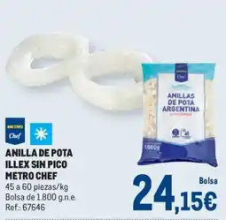 Makro METRO CHEF Anilla de pota illex sin pico oferta