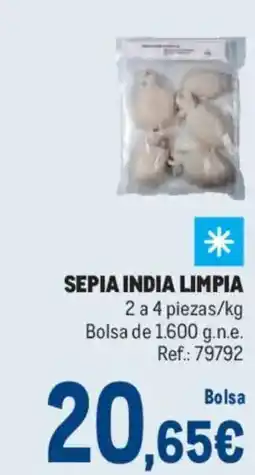 Makro Sepia india limpia oferta