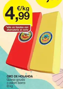 CashDiplo Oro de holanda - queso gouda o edam barra oferta