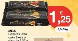 CashDiplo Mels - galletas jaffa cake fresa o naranja oferta