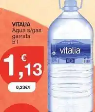 CashDiplo Vitalia - agua s/gas garrafa oferta