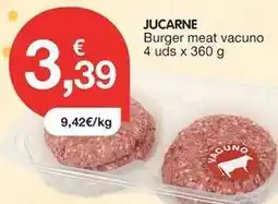 CashDiplo Jucarne - burger meat vacuno oferta