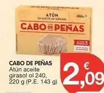 CashDiplo Cabo de peñas - atun aceite girasol oferta