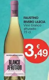 CashDiplo Faustino rivero - vino blanco afrutado oferta