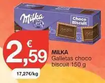 CashDiplo Milka - galletas choco biscuit oferta