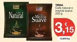 CashDiplo Tirma - cafe natural o mezcla suave oferta