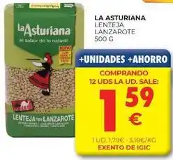 CashDiplo La asturiana - lentejas oferta