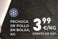 CashDiplo Pechuga de pollo en bolsa oferta