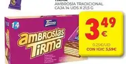 CashDiplo Tirma - ambrosía tradicional caja oferta
