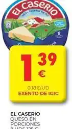 CashDiplo El caserío - queso en porciones oferta