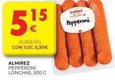 CashDiplo Almirez - pepperoni lonchas oferta