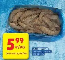CashDiplo Langostino cultivo crudo oferta