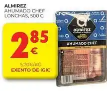 CashDiplo Almirez - ahumado chef lonchas oferta