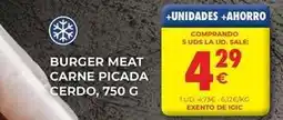 CashDiplo Burger meat carne picada cerdo oferta