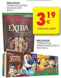 CashDiplo Kellogg's - cereales extra chocolate oferta