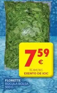 CashDiplo Florette - rucula bolsa oferta