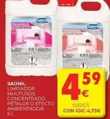 CashDiplo Saonil - limpiador multiusos concentrado petalos o efecto ambientador oferta