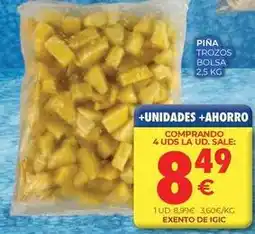 CashDiplo Piña trozos bolsa oferta