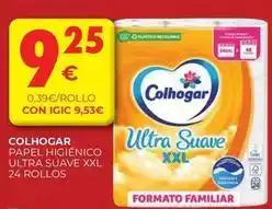 CashDiplo Colhogar - papel higiénico ultra suave xxl oferta