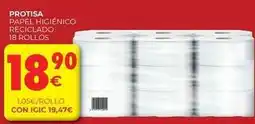 CashDiplo Protisa - papel higienico reciclado oferta