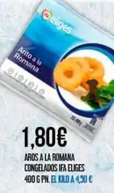 Claudio Ifa eliges - aros a la romana congelados oferta