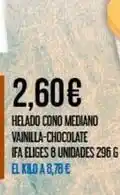 Claudio Eliges - helado cono mediano vainilla-chocolate ifa eliges 8 unidades oferta